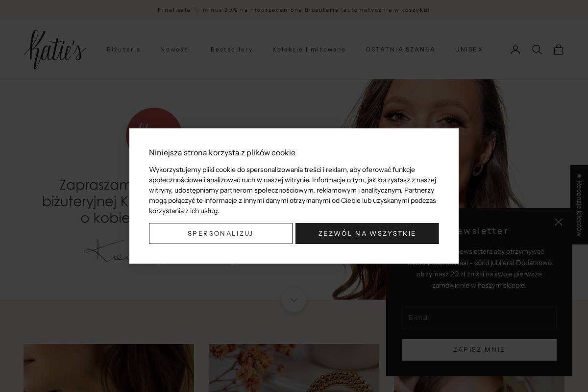 katies.pl homepage screenshot