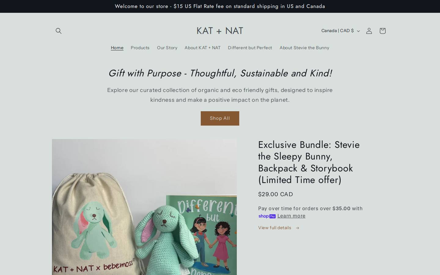 katnat.ca homepage screenshot