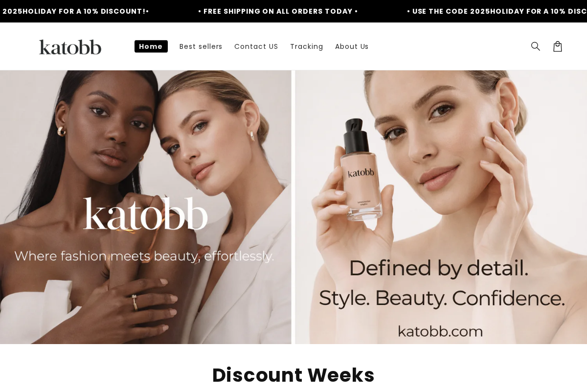 Katobb homepage screenshot