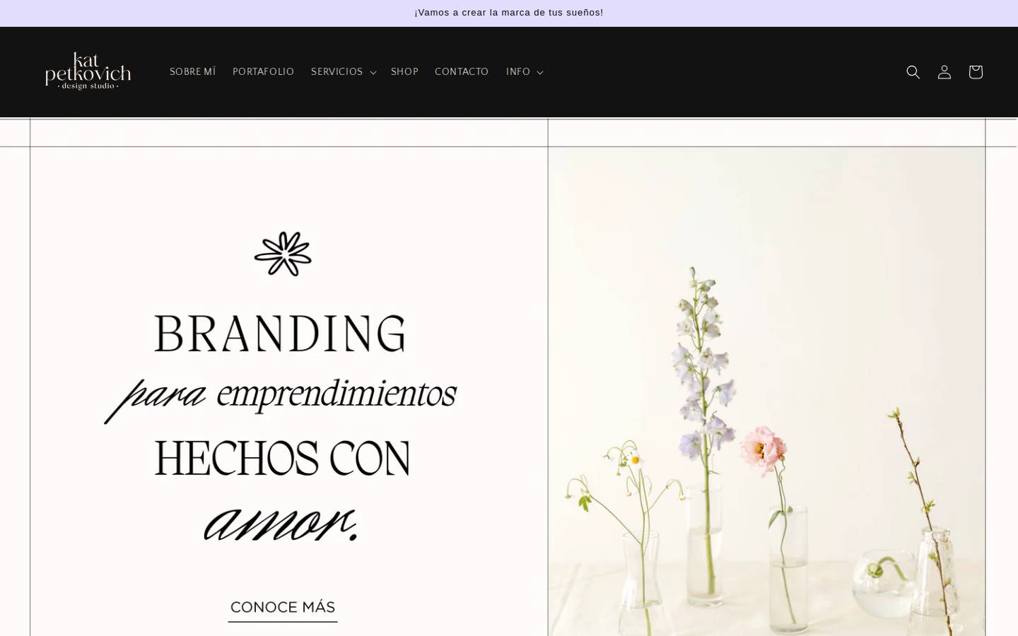katpetkovich.com homepage screenshot