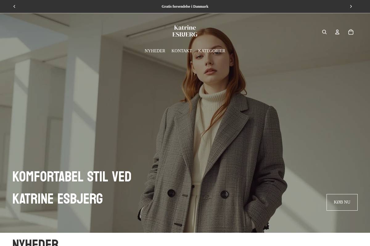 katrineesbjerg.com homepage screenshot