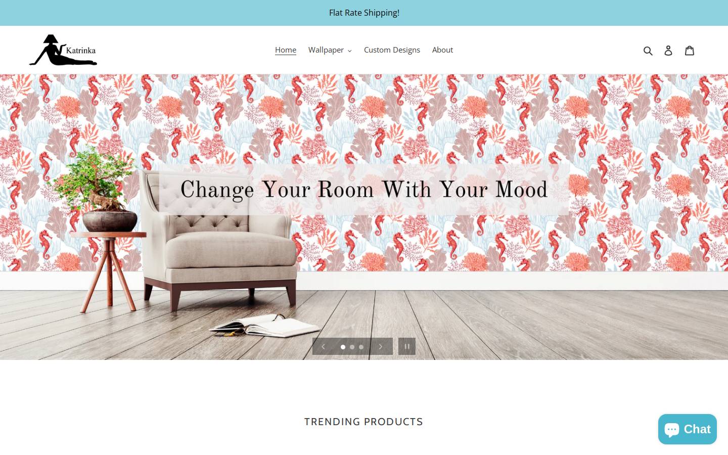 katrinka.co homepage screenshot