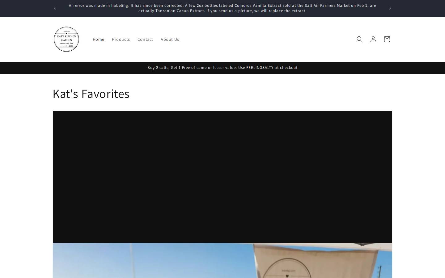 katskg.com homepage screenshot