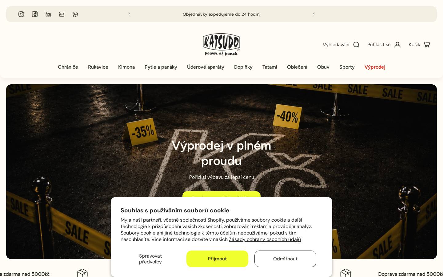 katsudo.cz homepage screenshot