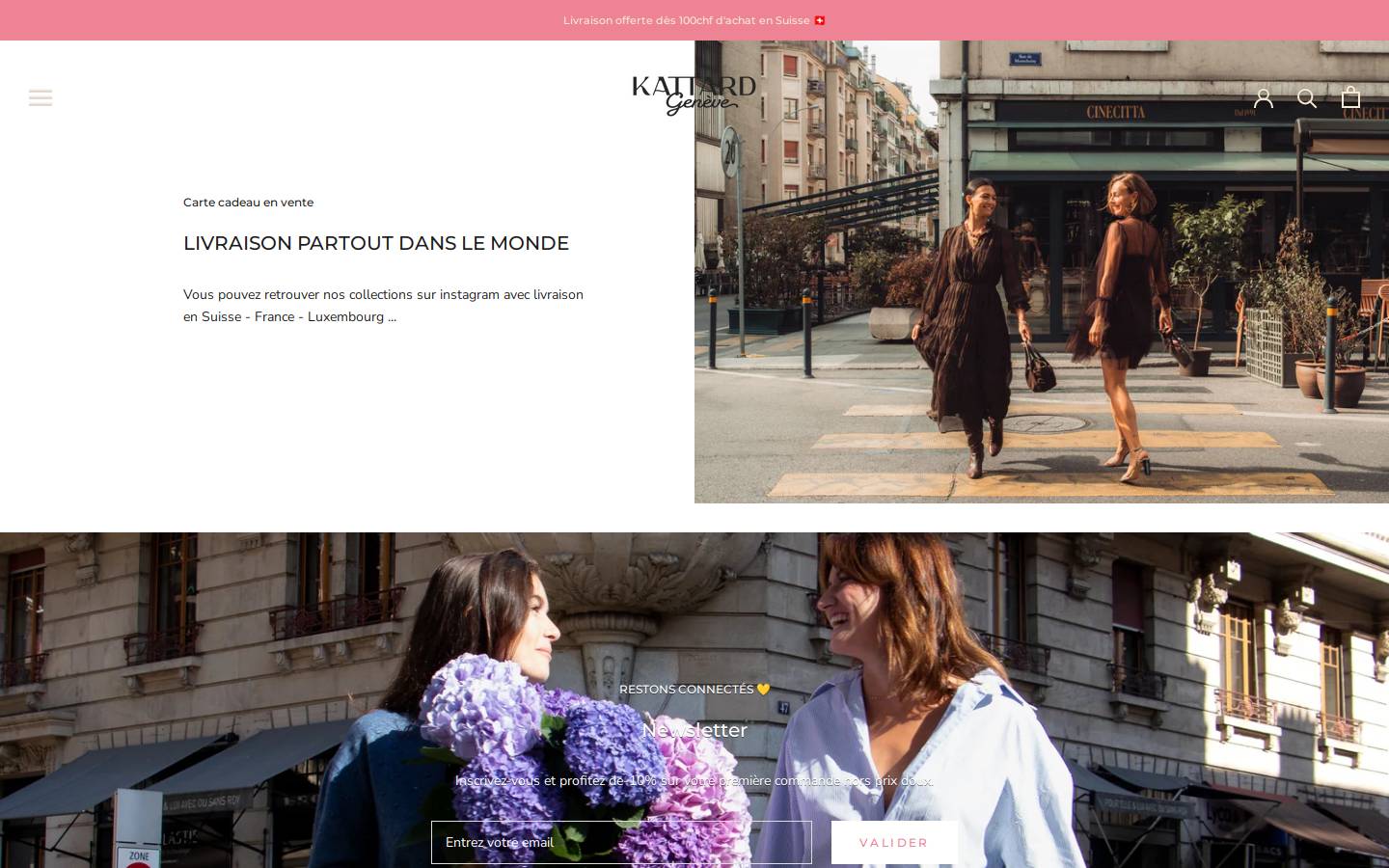 kattardgeneve.com homepage screenshot