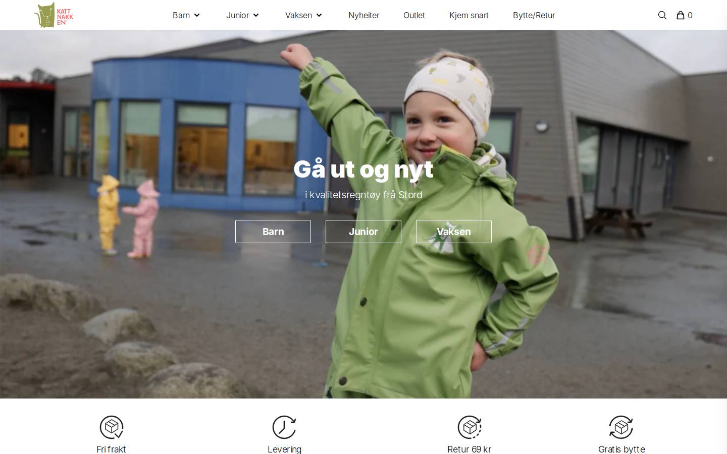 Kattnakken homepage screenshot