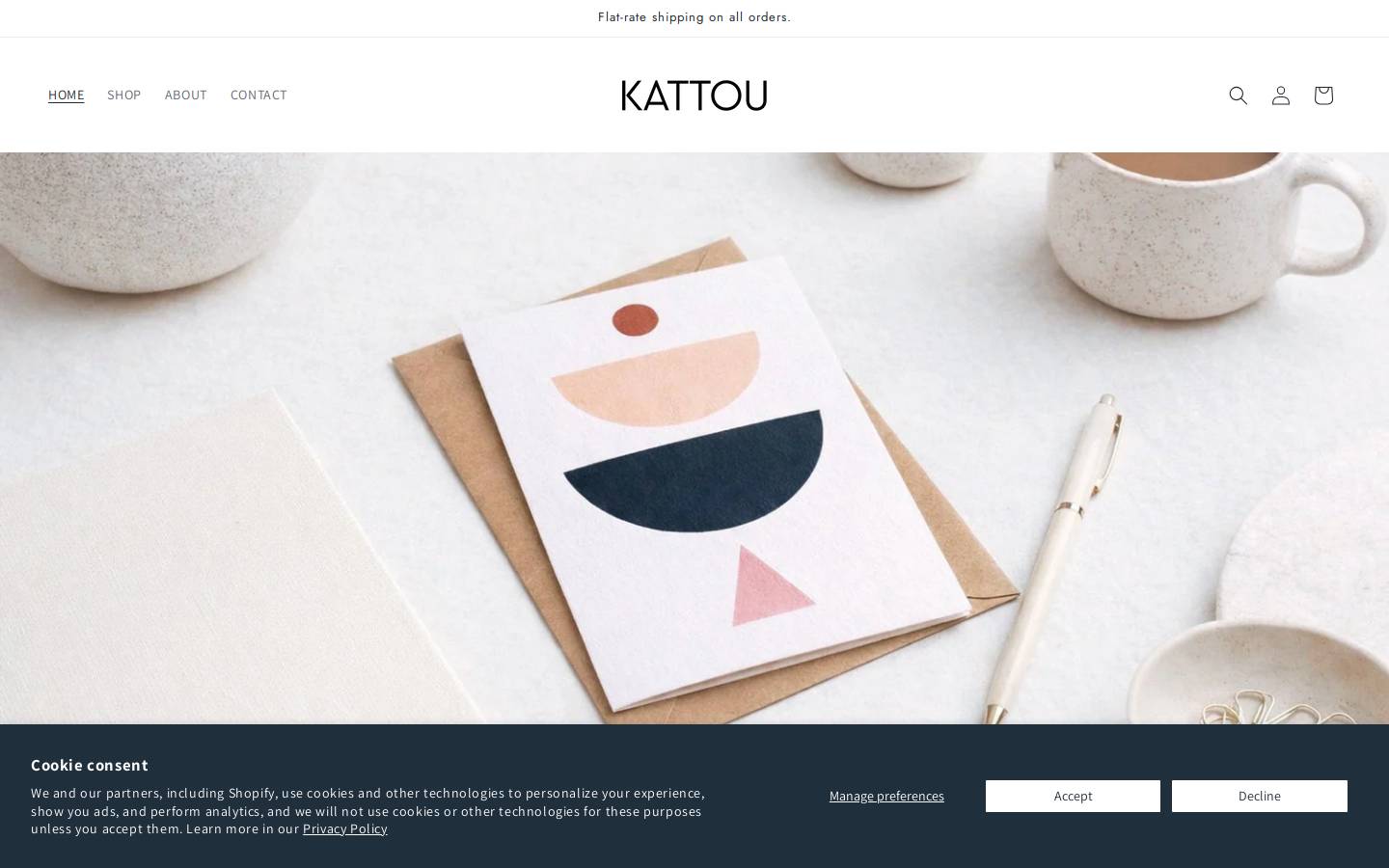 kattouprints.com homepage screenshot