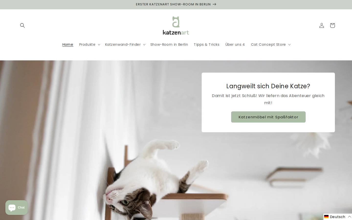 katzenart.com homepage screenshot