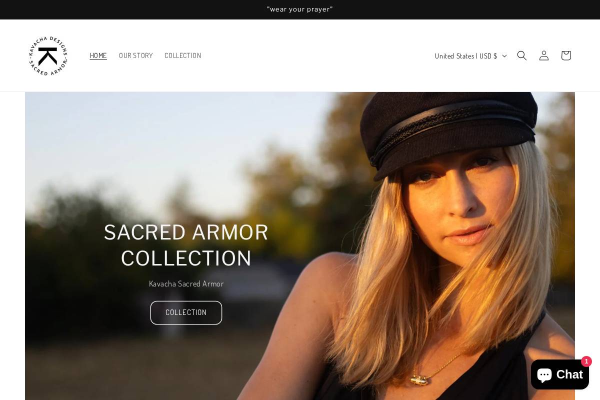 kavachadesigns.com homepage screenshot