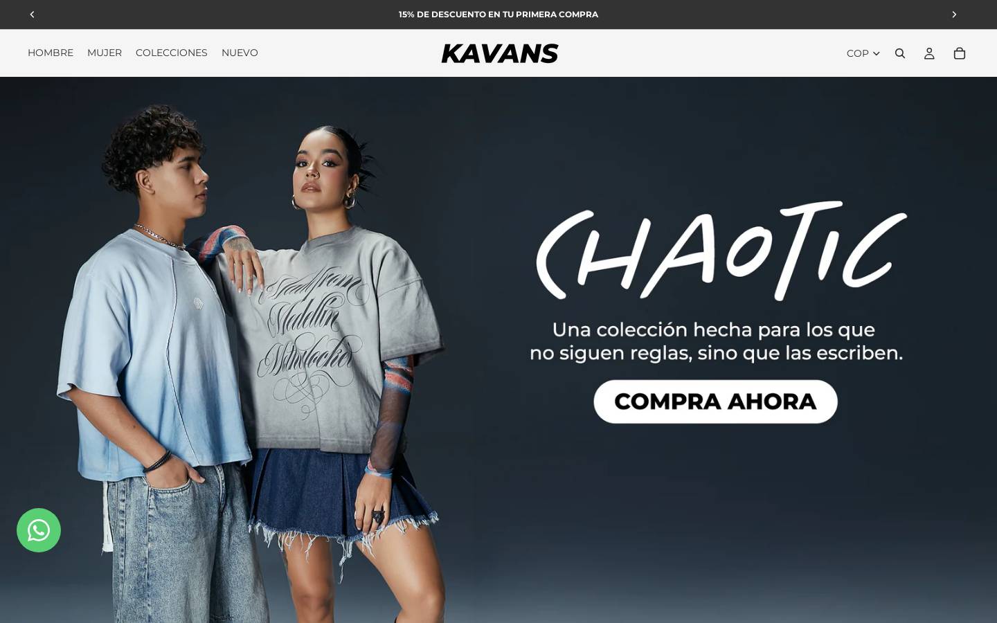 kavans.co homepage screenshot