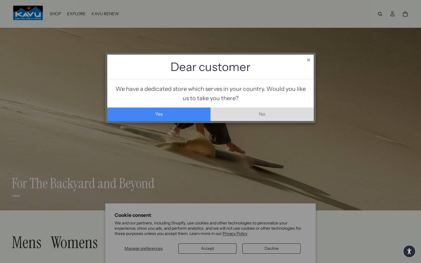 KAVU homepage screenshot