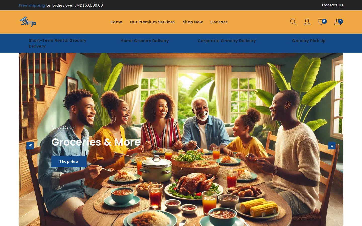 kawnashop.com homepage screenshot