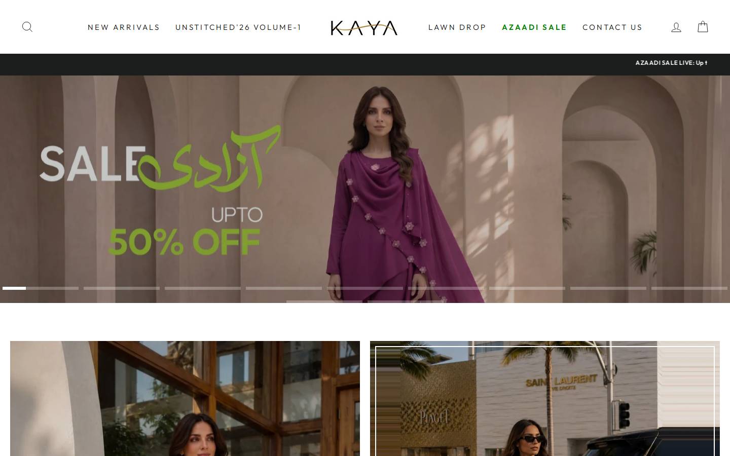 Kaya Press homepage screenshot