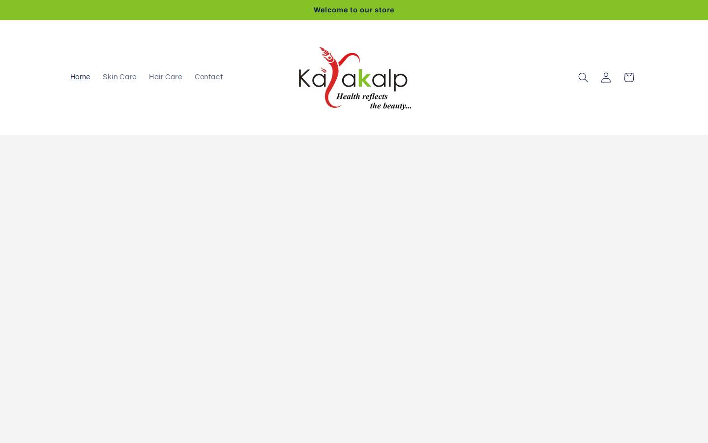 kayakalpcosmocare.com homepage screenshot