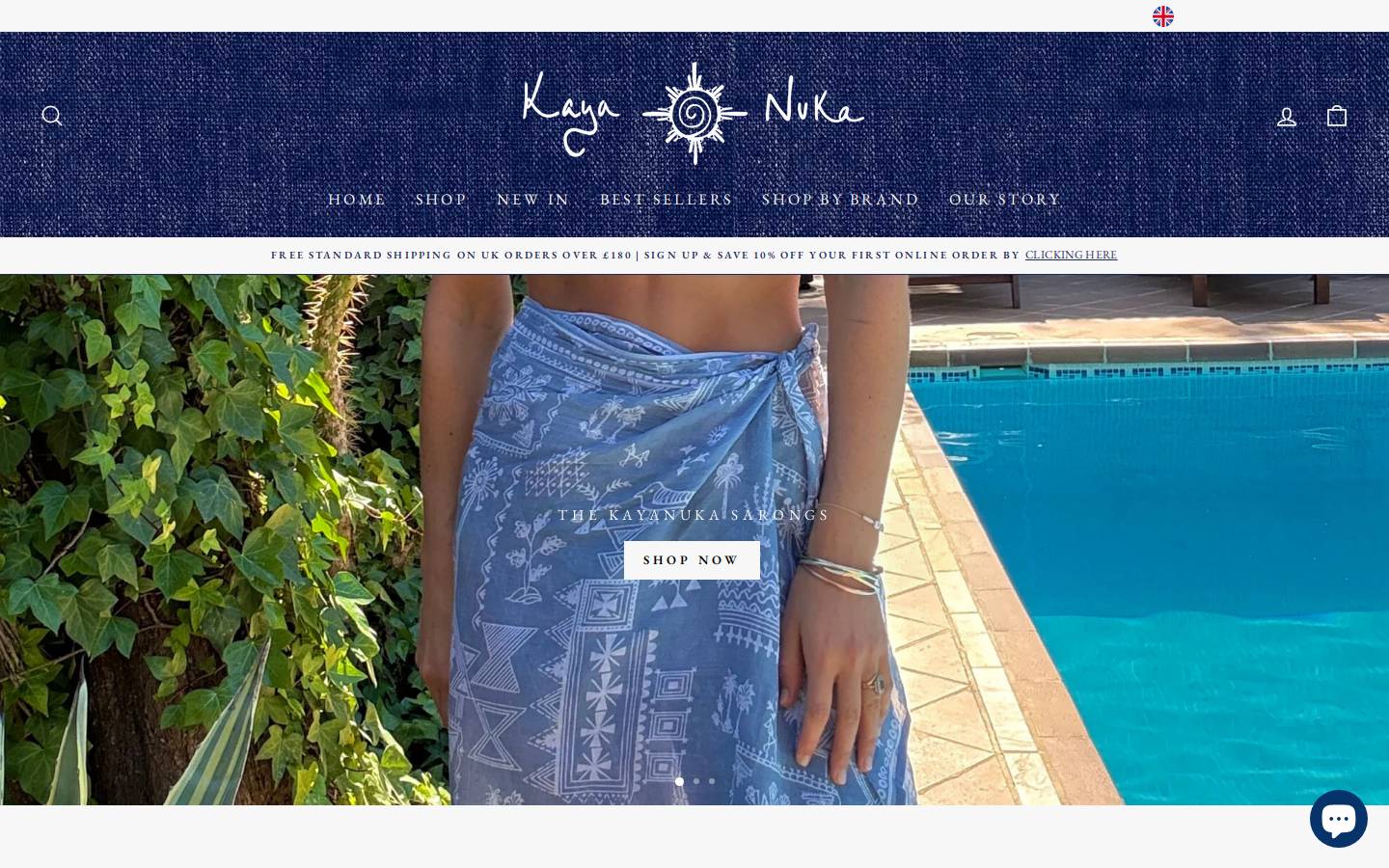 KayaNuka homepage screenshot