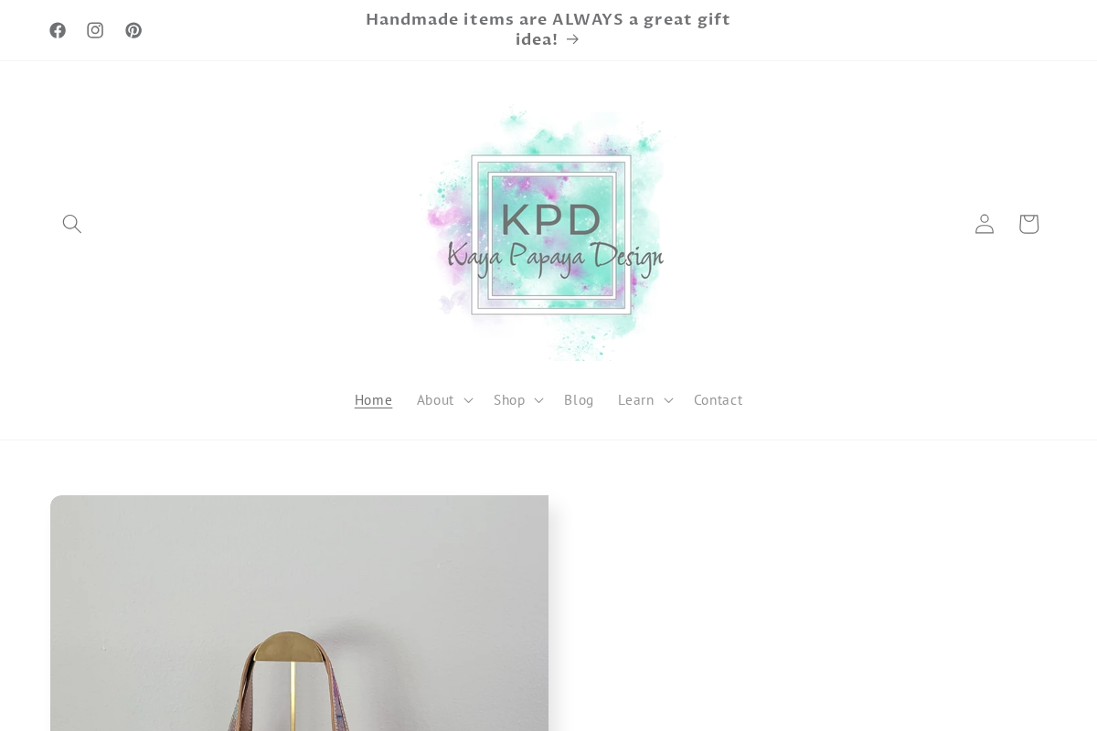 Kaya Papaya Design homepage screenshot