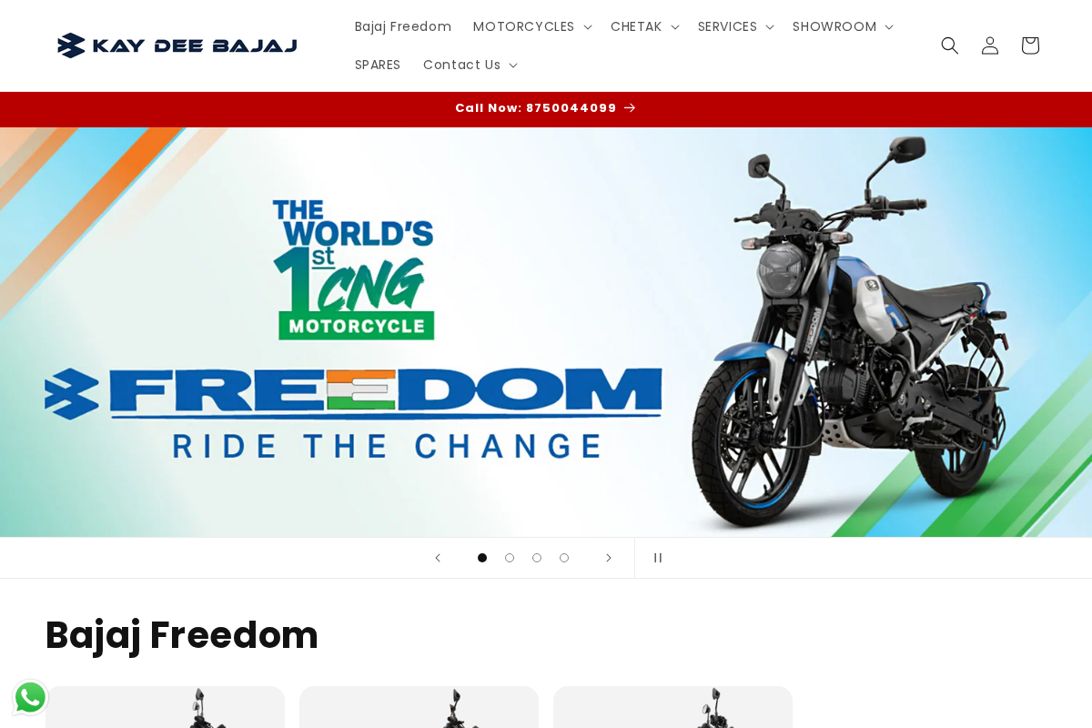 Kay Dee Bajaj homepage screenshot