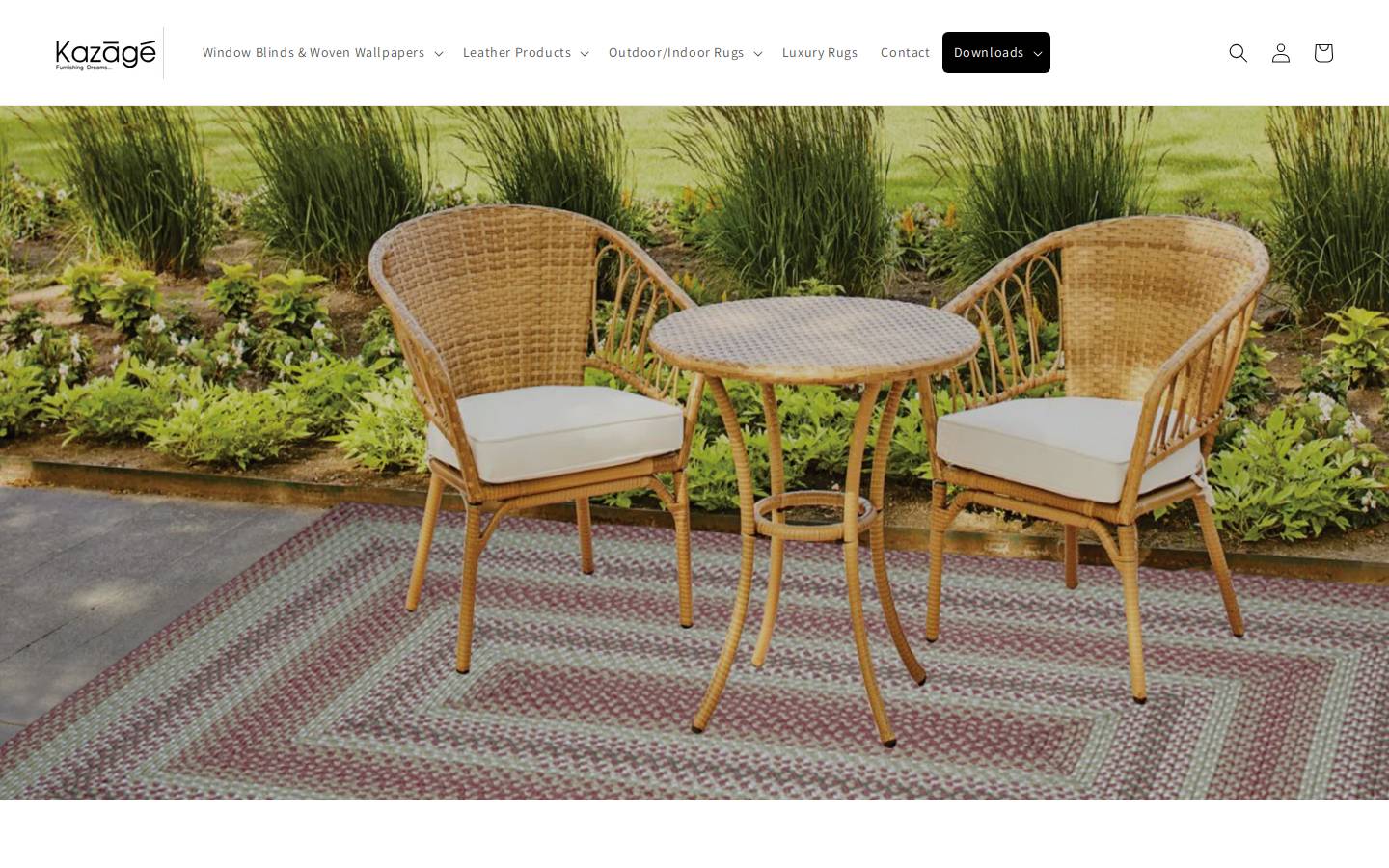 kazage.com homepage screenshot
