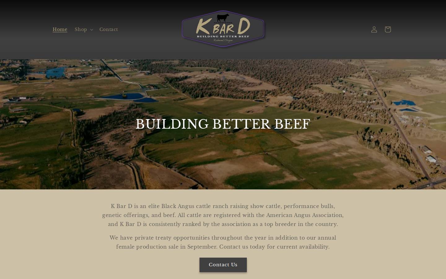 kbardranch.com homepage screenshot