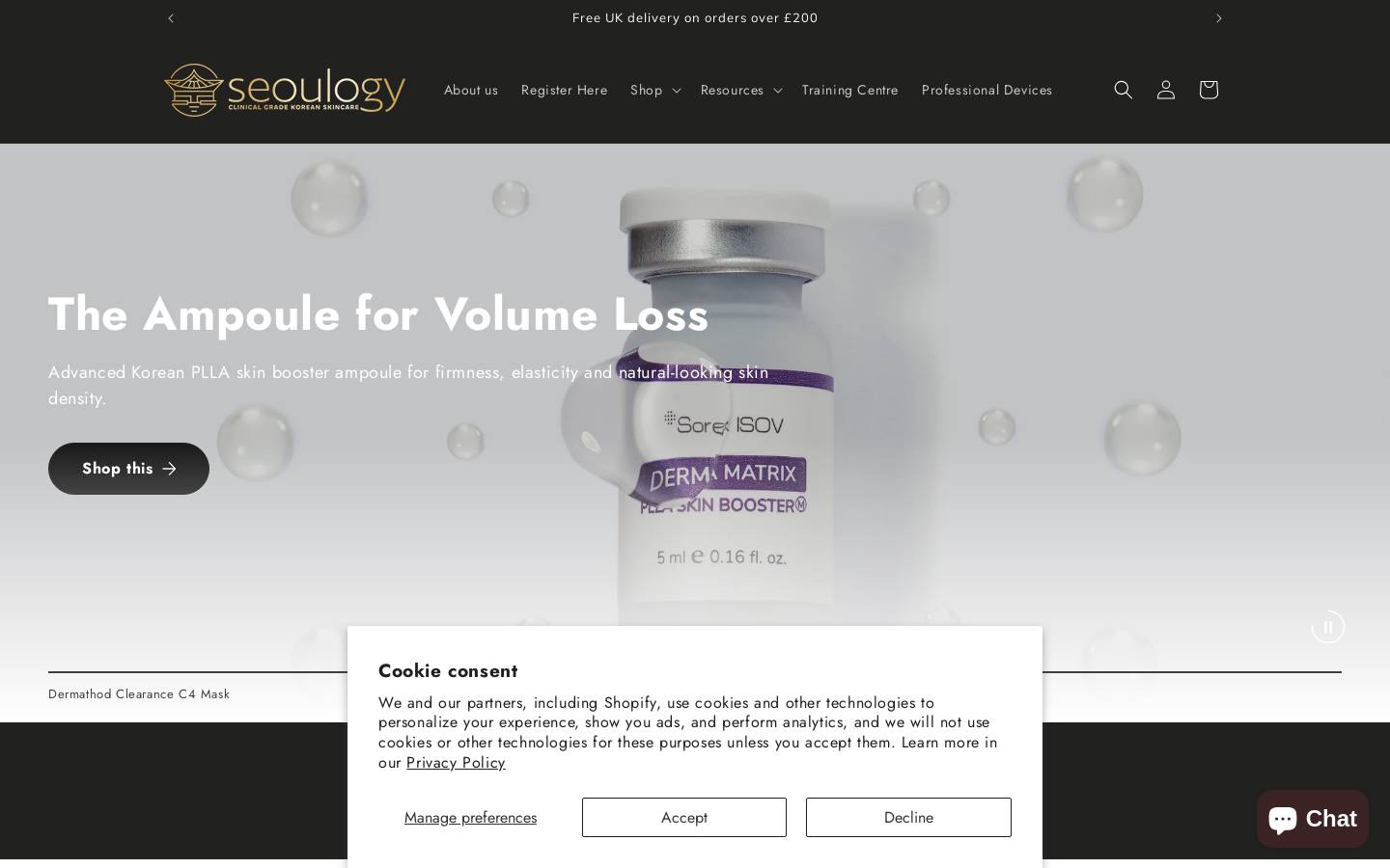 Kbeautysupply homepage screenshot