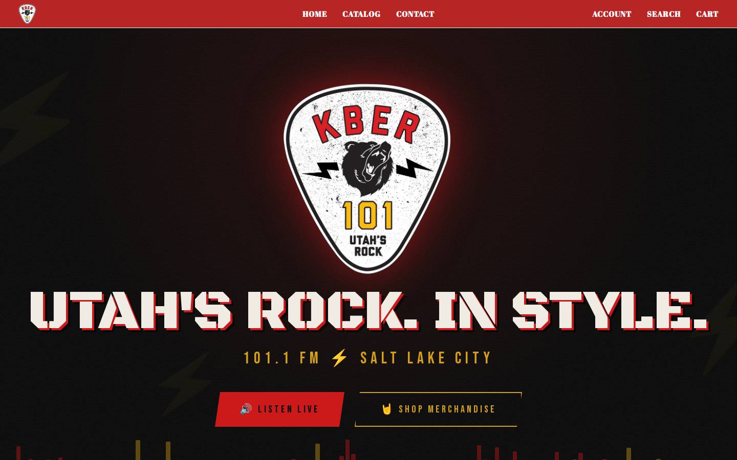 kberstore.com homepage screenshot