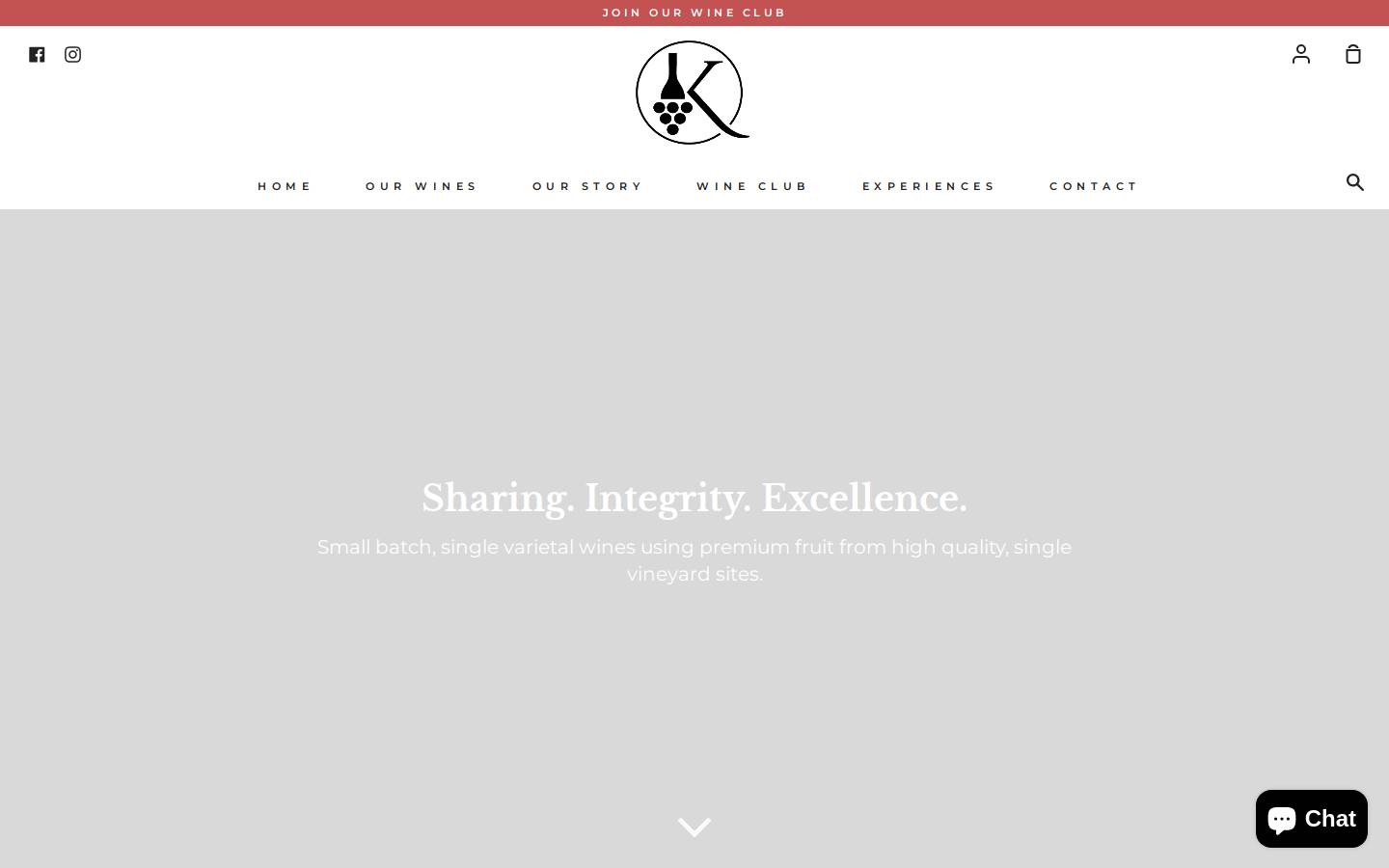 kbroswine.com.au homepage screenshot