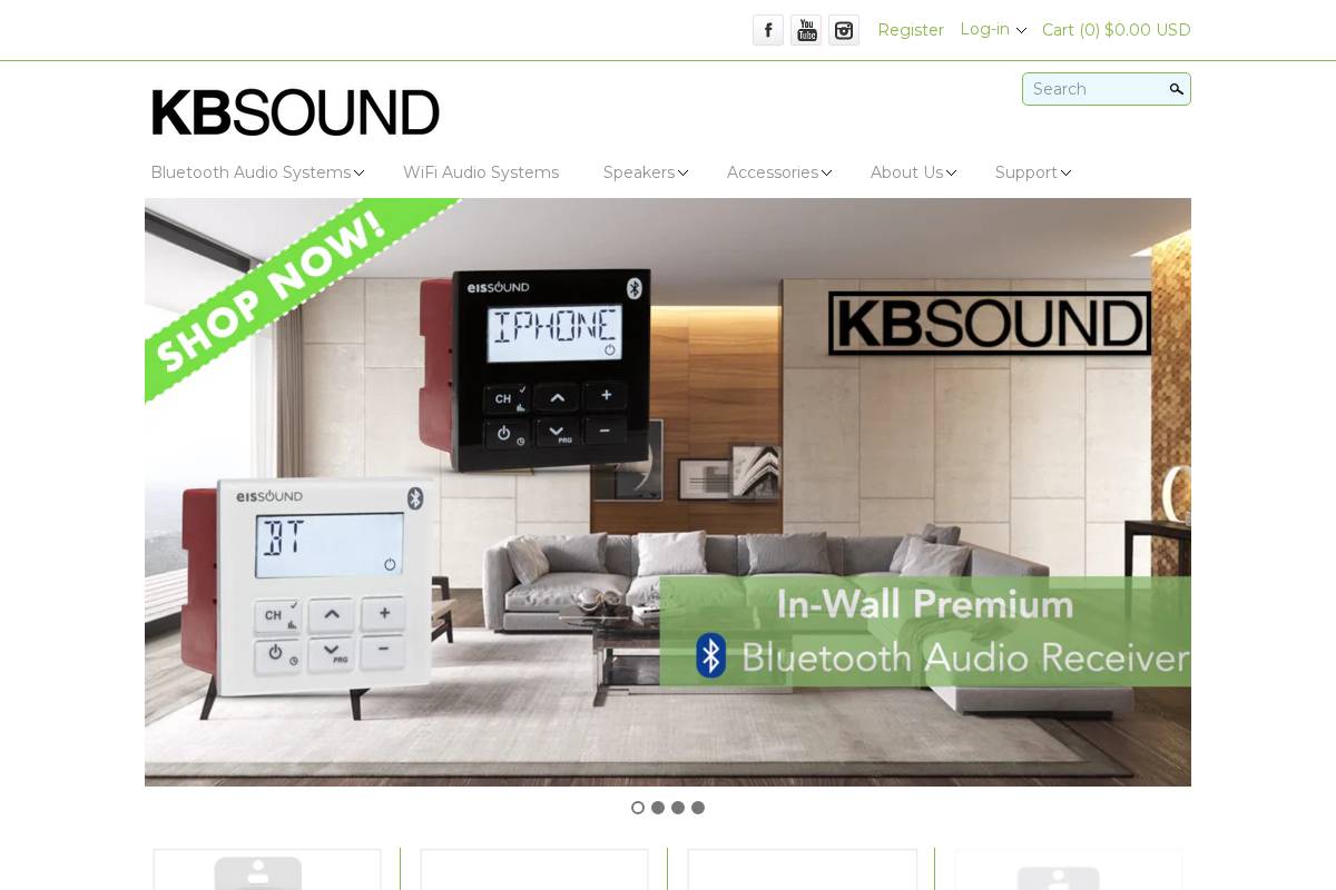 kbsound.com homepage screenshot