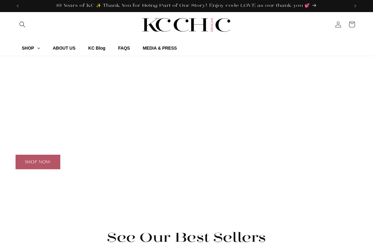 kcchicdesigns.com homepage screenshot