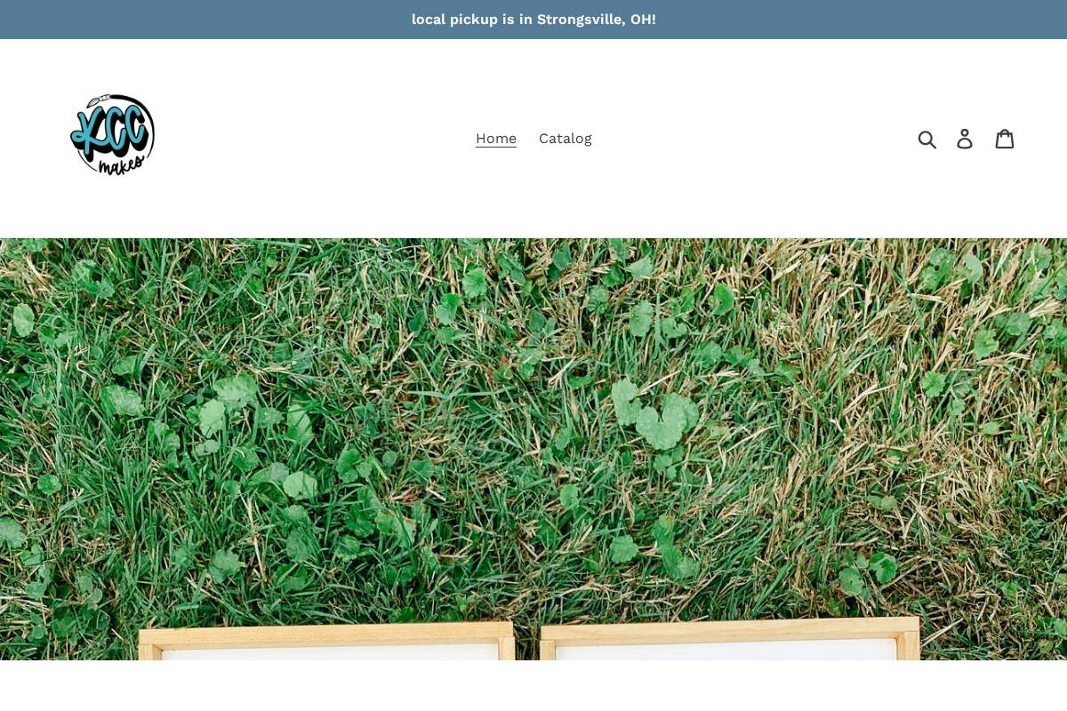 kccmakes.com homepage screenshot