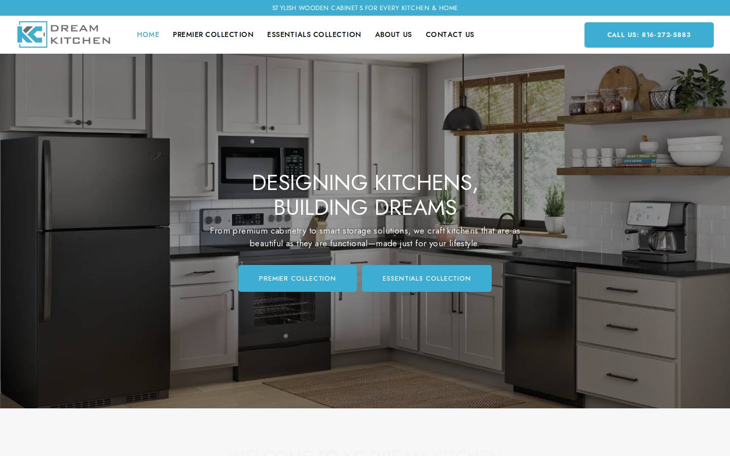 kcdreamkitchen.com homepage screenshot