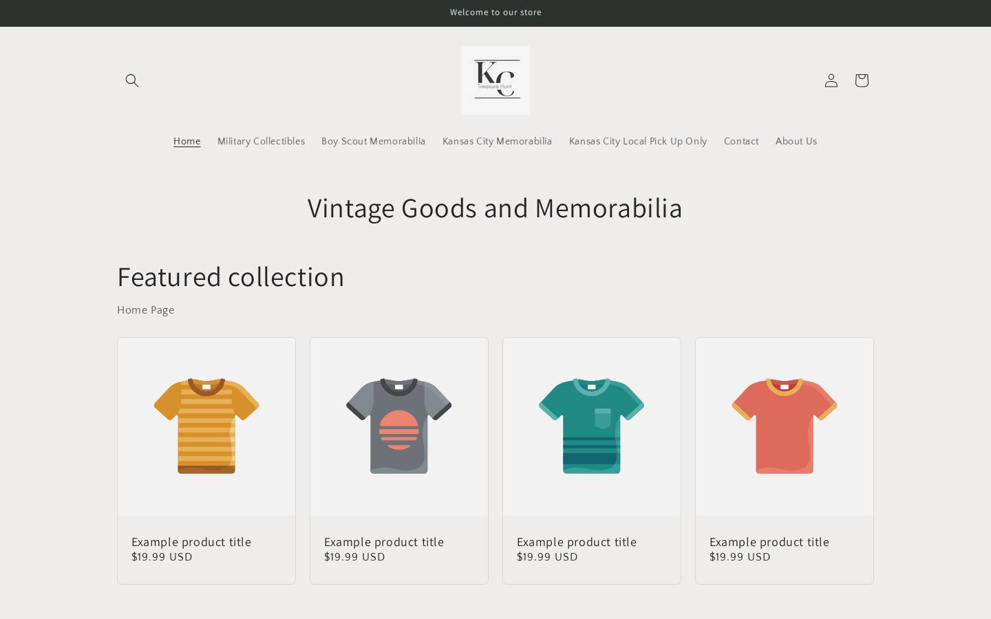 kctreasurehunt.com homepage screenshot