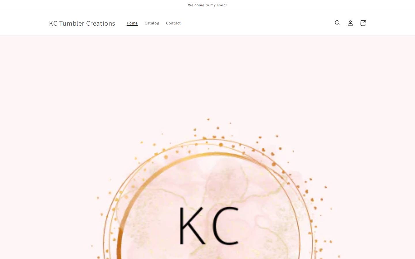 kctumblercreations.com homepage screenshot