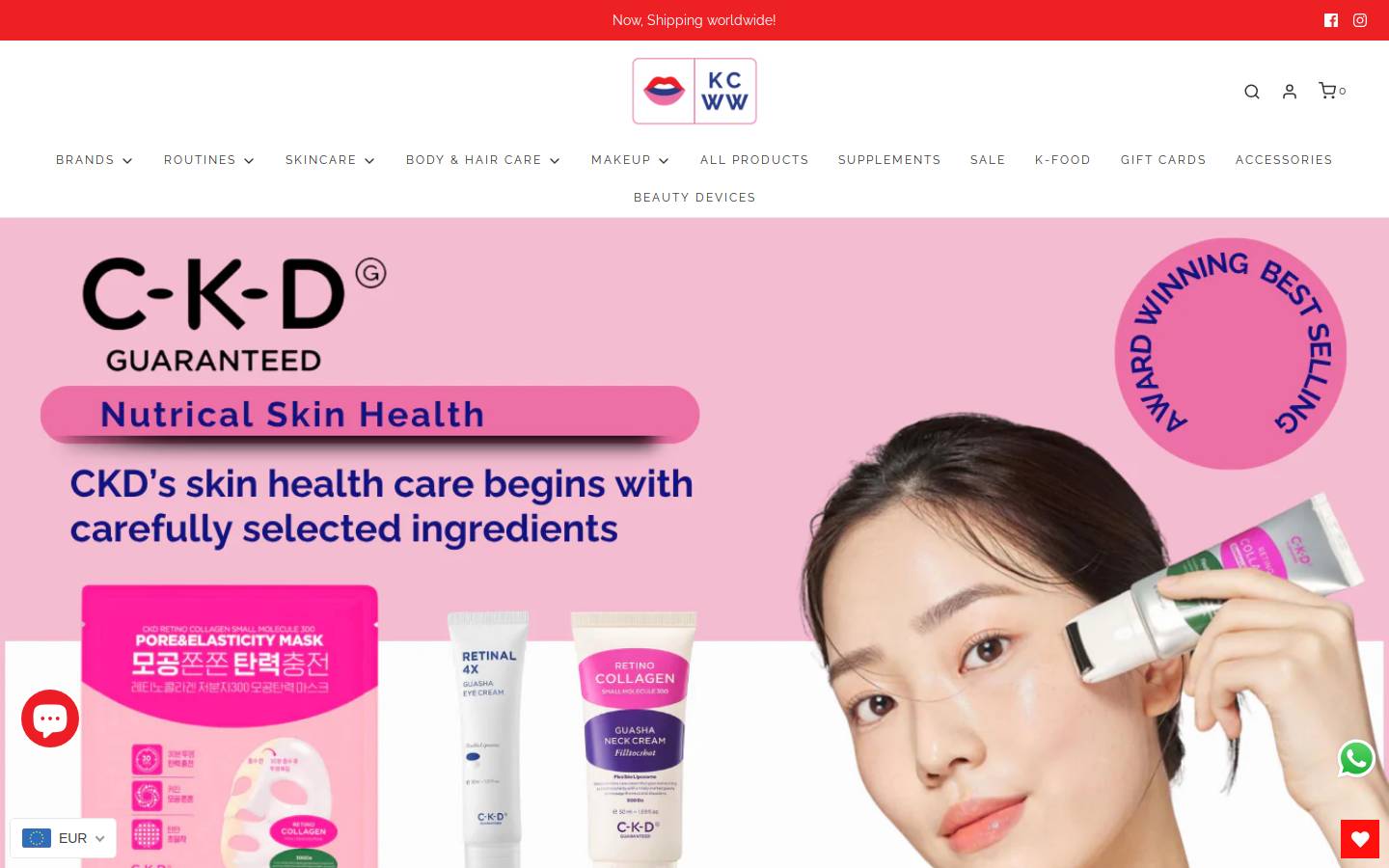 kcww.store homepage screenshot