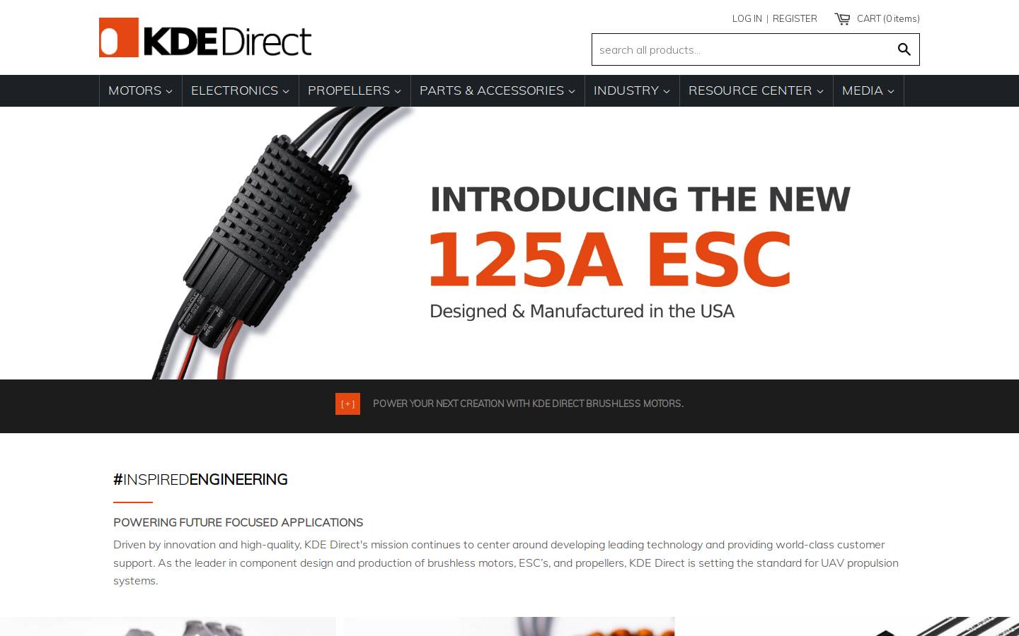 kdedirect.com homepage screenshot