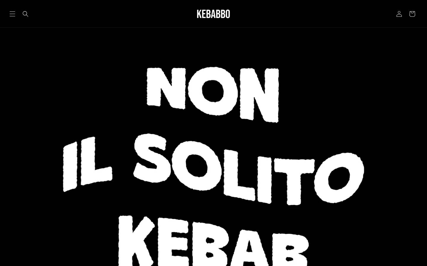 kebabbo.it homepage screenshot