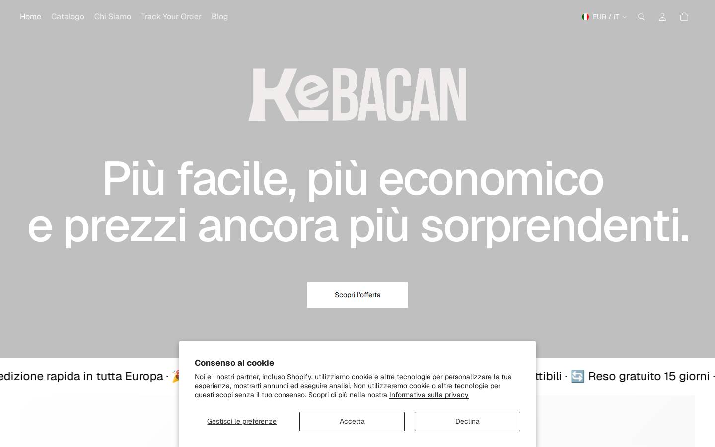 kebacan.com homepage screenshot