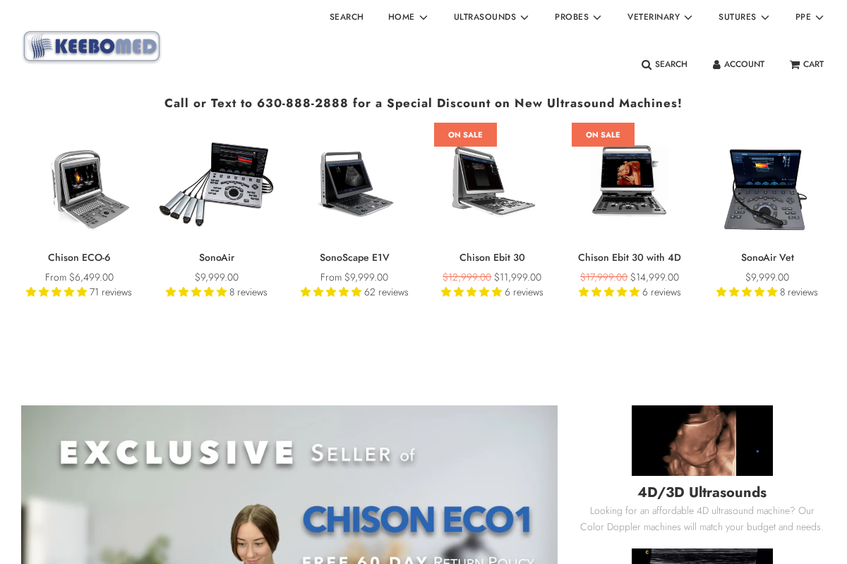 keebomed.com homepage screenshot