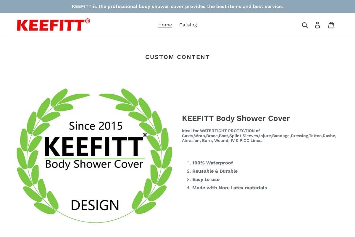 keefitt.com homepage screenshot