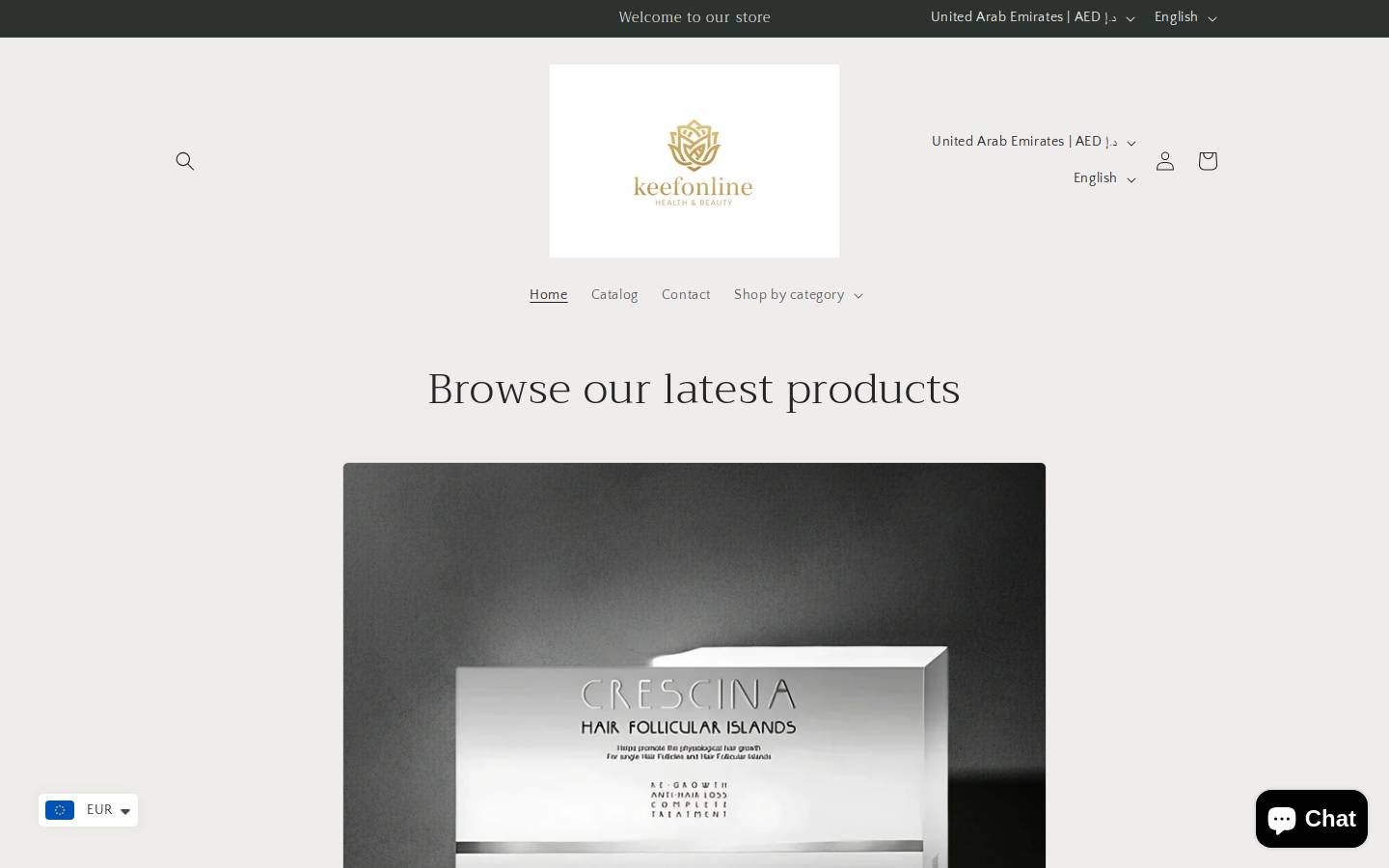 keefonline.com homepage screenshot
