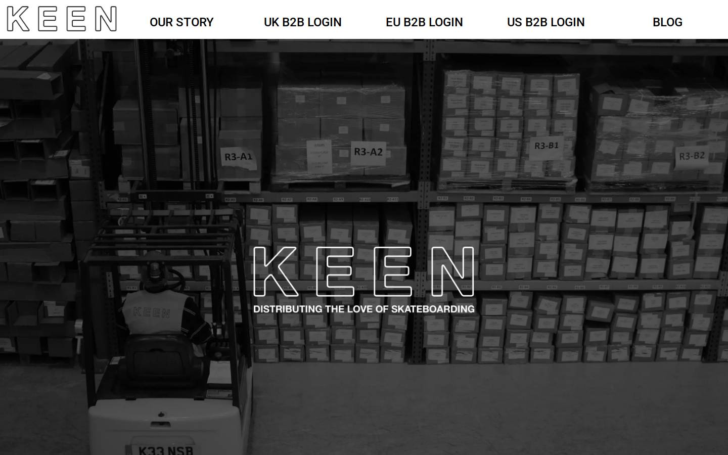 keendist.com homepage screenshot