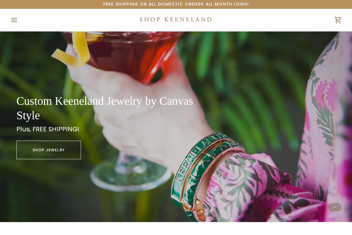 The Keeneland Shop homepage screenshot