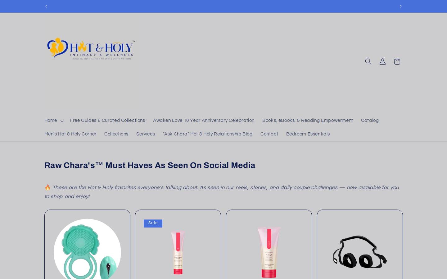 keepithotnholy.com homepage screenshot