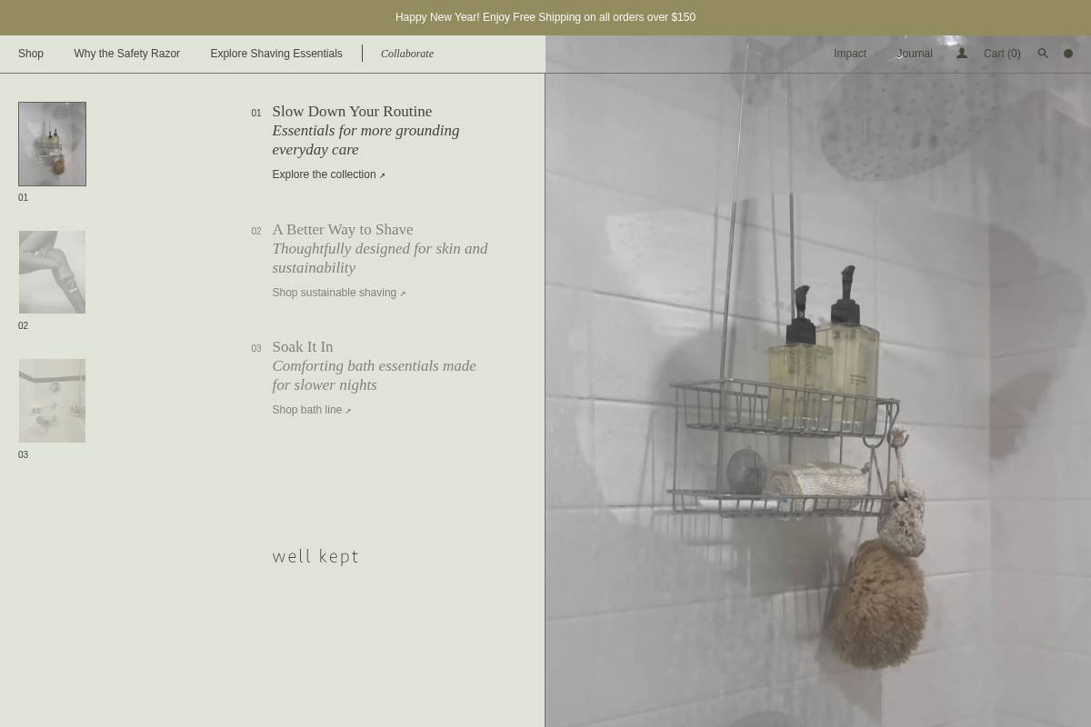 keepwellkept.com homepage screenshot