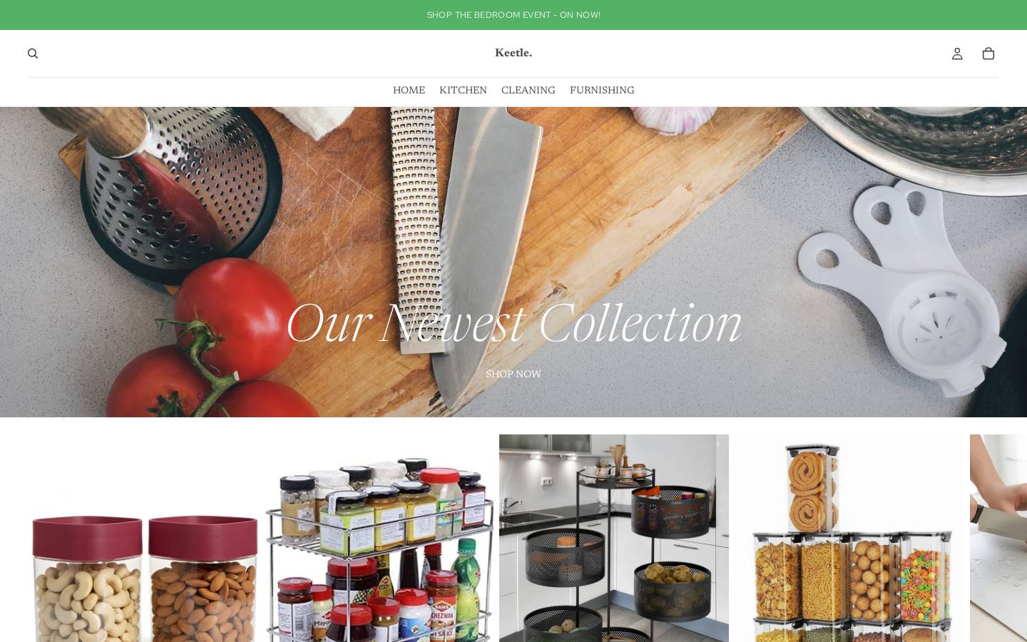 keetle.in homepage screenshot