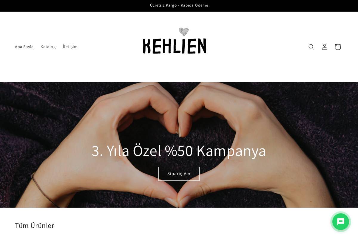 kehlien.com homepage screenshot