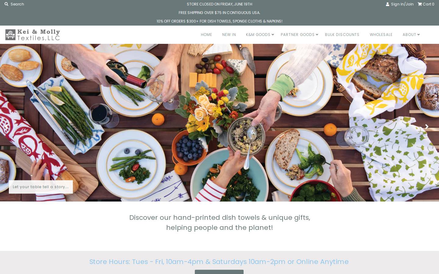 keiandmolly.com homepage screenshot