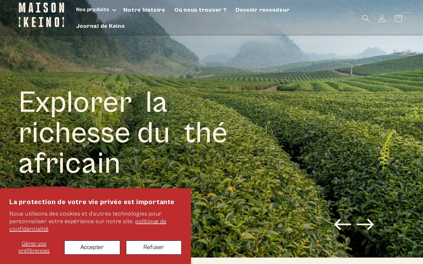 Keinoparis homepage screenshot
