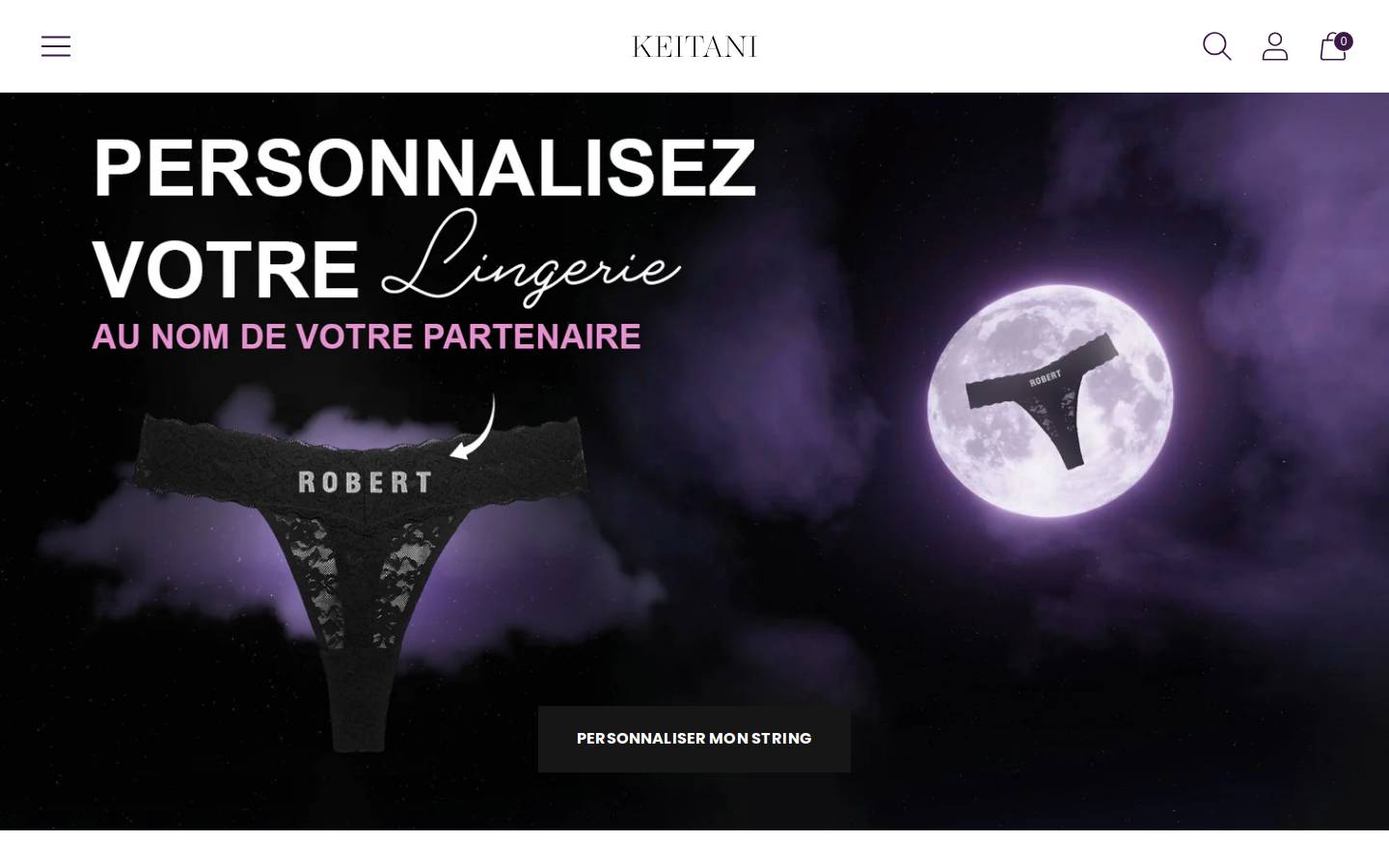 keitani.com homepage screenshot