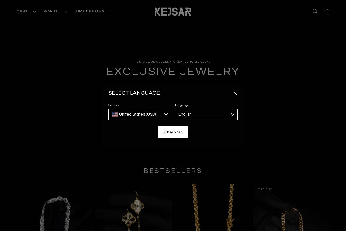 kejsar.com homepage screenshot