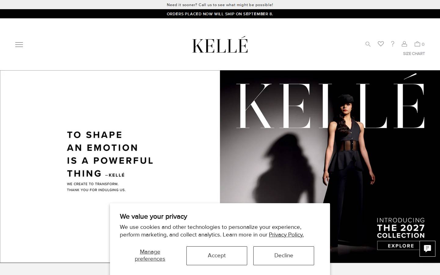 kellecompany.com homepage screenshot